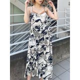 ネイビー | インクプリントキャミワンピース【WEB限定】 | MURUA