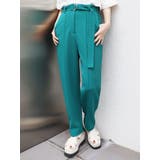 グリーン | センタープレステーパードパンツ | MURUA