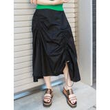 ブロッキングフレアスカート | MURUA | 詳細画像1 