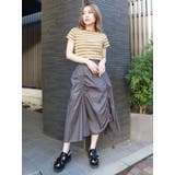 ブロッキングフレアスカート | MURUA | 詳細画像12 