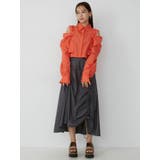 ブロッキングフレアスカート | MURUA | 詳細画像3 