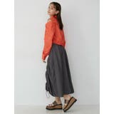 ブロッキングフレアスカート | MURUA | 詳細画像4 