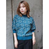 パターンジャガートハーフニット | MURUA | 詳細画像22 