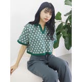 モノグラムハーフスリーブニットポロ | MURUA | 詳細画像15 