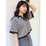 モノグラムハーフスリーブニットポロ | MURUA | 詳細画像20 