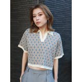 モノグラムハーフスリーブニットポロ | MURUA | 詳細画像33 