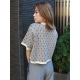 モノグラムハーフスリーブニットポロ | MURUA | 詳細画像35 