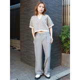 モノグラムハーフスリーブニットポロ | MURUA | 詳細画像36 