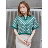 モノグラムハーフスリーブニットポロ | MURUA | 詳細画像38 