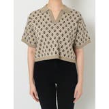 モノグラムハーフスリーブニットポロ | MURUA | 詳細画像42 