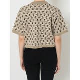 モノグラムハーフスリーブニットポロ | MURUA | 詳細画像44 