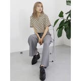 モノグラムハーフスリーブニットポロ | MURUA | 詳細画像8 