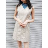 ベージュ | ミニステッチジャンスカ | MURUA