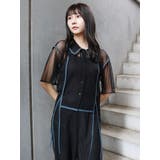 パイピングメッシュシャツ | MURUA | 詳細画像10 