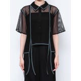 パイピングメッシュシャツ | MURUA | 詳細画像13 