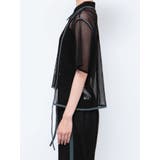 パイピングメッシュシャツ | MURUA | 詳細画像14 