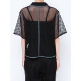 パイピングメッシュシャツ | MURUA | 詳細画像15 