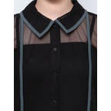 パイピングメッシュシャツ | MURUA | 詳細画像16 