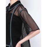 パイピングメッシュシャツ | MURUA | 詳細画像17 