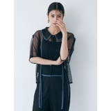 パイピングメッシュシャツ | MURUA | 詳細画像3 