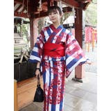 MURUA浴衣SET【太縞に椿】 | MURUA | 詳細画像4