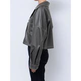 フェイクレザーショートジャケット | MURUA | 詳細画像20 