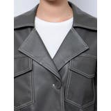 フェイクレザーショートジャケット | MURUA | 詳細画像22 