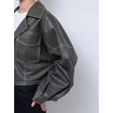 フェイクレザーショートジャケット | MURUA | 詳細画像23 