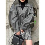 ダークグレー | フェイクレザーショートジャケット | MURUA