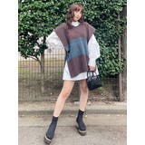レイヤードニットシャツワンピース | MURUA | 詳細画像16 