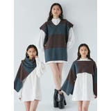 レイヤードニットシャツワンピース | MURUA | 詳細画像19 