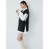 レイヤードニットシャツワンピース | MURUA | 詳細画像21 