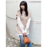 レイヤードニットシャツワンピース | MURUA | 詳細画像3 