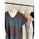 レイヤードニットシャツワンピース | MURUA | 詳細画像30 