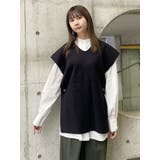 レイヤードニットシャツワンピース | MURUA | 詳細画像32 