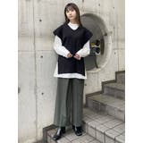 レイヤードニットシャツワンピース | MURUA | 詳細画像34 