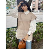 レイヤードニットシャツワンピース | MURUA | 詳細画像5 