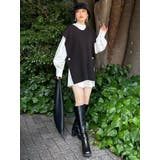 レイヤードニットシャツワンピース | MURUA | 詳細画像9 