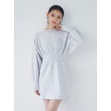 ライトグレー | 【RUSSELL ATHLETIC×MURUA】ウエストリブミニワンピース | MURUA