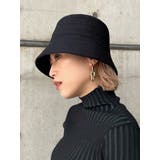 ブラック | ニットジャガードベルハット | MURUA