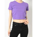 パープル | サークルバックコンパクトカットソー | MURUA