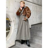 フェイクファーベルテットロングコート | MURUA | 詳細画像10