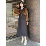 フェイクファーベルテットロングコート | MURUA | 詳細画像17