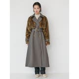 フェイクファーベルテットロングコート | MURUA | 詳細画像3