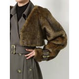 フェイクファーベルテットロングコート | MURUA | 詳細画像30