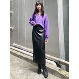 マルチウェイナローフェイクレザースカート | MURUA | 詳細画像20 