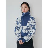 フロントZIPフェザーニット | MURUA | 詳細画像9