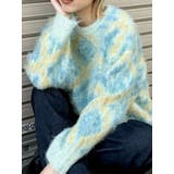 ミックス | ジオメ柄シャギーニット | MURUA