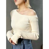 スリットスリーブワンショルニット | MURUA | 詳細画像1 