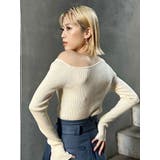 スリットスリーブワンショルニット | MURUA | 詳細画像14 